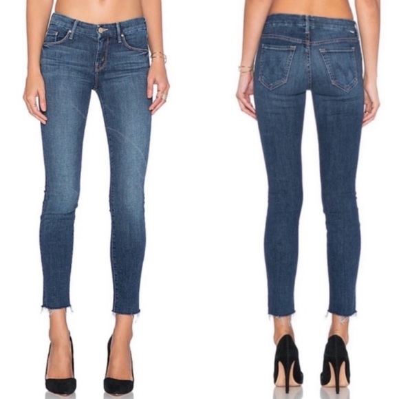 Mother Skinny Jeans The Looker Ankle Fray 26 - Picture 10 of 10